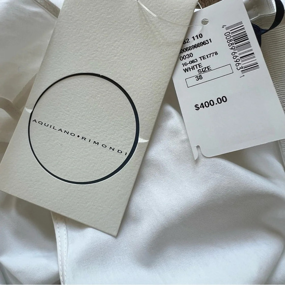 New! Aquilano Rimondi Ruffle Top 26002 - Picture 8 of 9